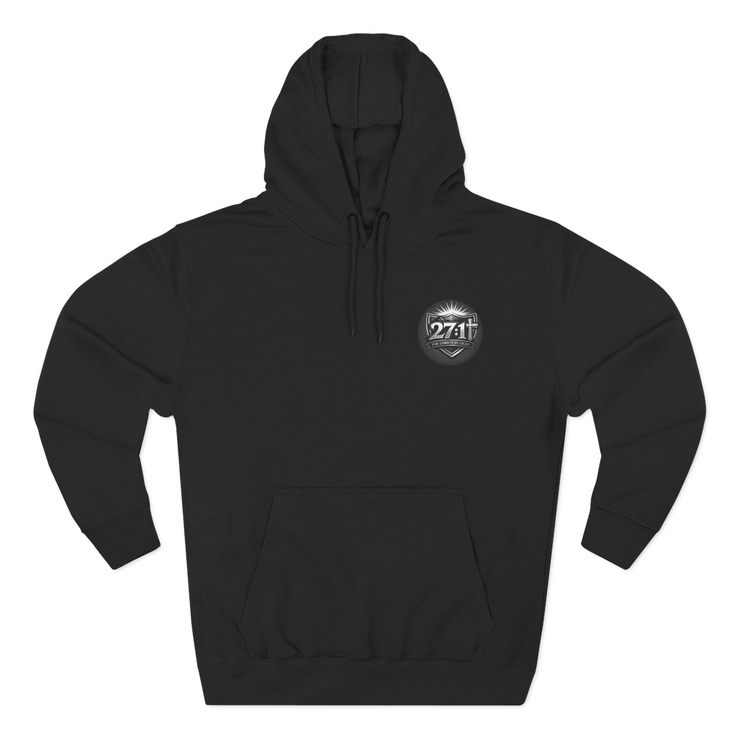 Psalm 27 | Men's 80% Cotton/20%. Polyester, Premium Heavyweight Pullover Fleece