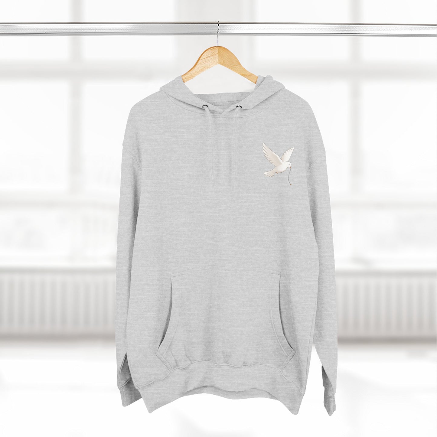 Faith — Men's 80% Cotton/20%. Polyester, Premium Heavyweight Pullover Fleece