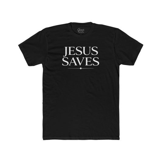 Jesus Saves | Women's Premium Basic Tee - Classic fit. Ultra-soft 100% Premium Cotton. Built for everyday wear.