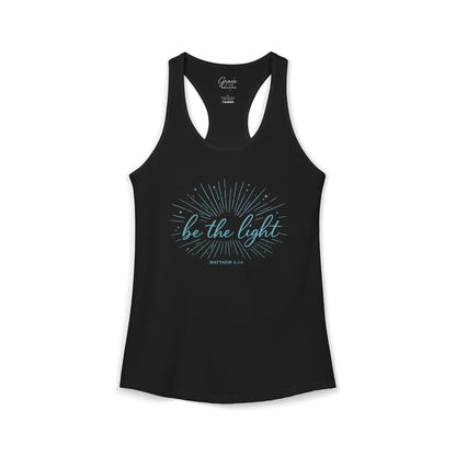 Be The Light - Women's Combed, Ring-spun Cotton Poly Racerback Tank
