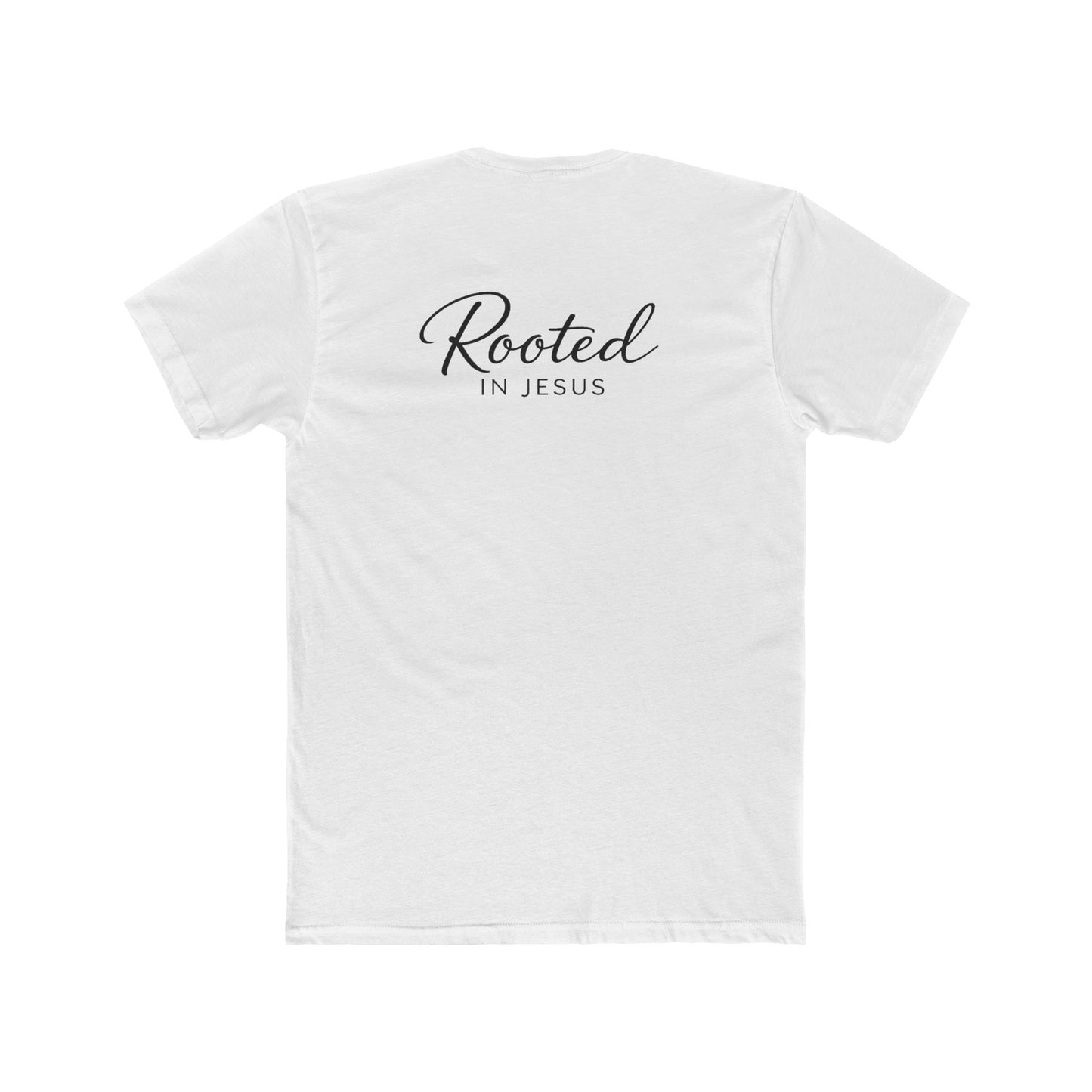 Rooted in Jesus Tee | Women's Premium Basic Tee - Classic fit. Ultra-soft 100% Premium Cotton. Built for everyday wear.