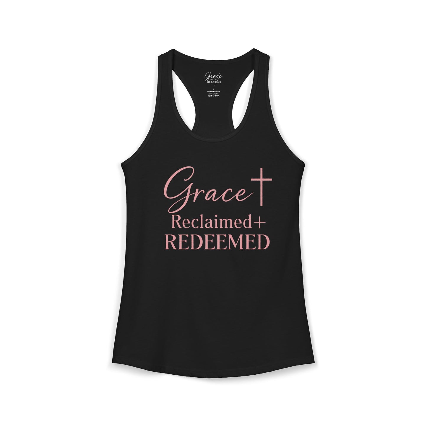 Claimed & Redeemed - Women's Combed, Ring-spun Cotton Poly Racerback Tank